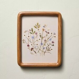 Pressed Wild Flowers Framed Wall Art 8x10 - Hearth & Hand Magnolia,‎ Target